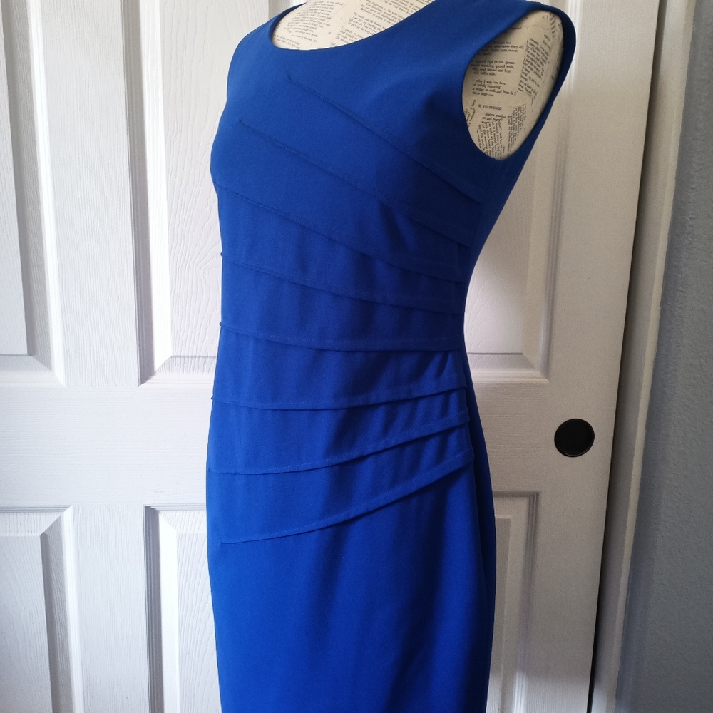 Calvin Klein Cobalt Blue Sheet Dress Size 6